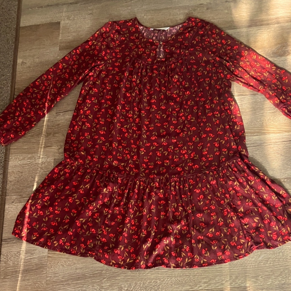 Floral Fall Midi Dress